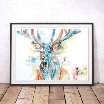 Monarch of the Glen Stag Print