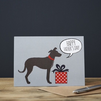 Lurcher Father’s Day Card 
