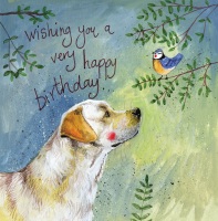 Sally Labrador Birthday Card