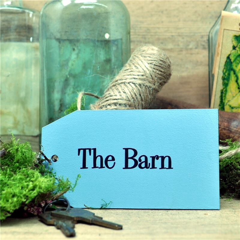 Wooden Key Ring: The Barn