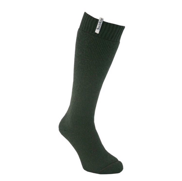 Sock Mine Moss Moss Green Welly Socks- Size 8-9