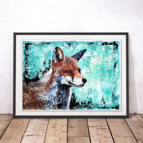 Mischief  Maker Fox Print