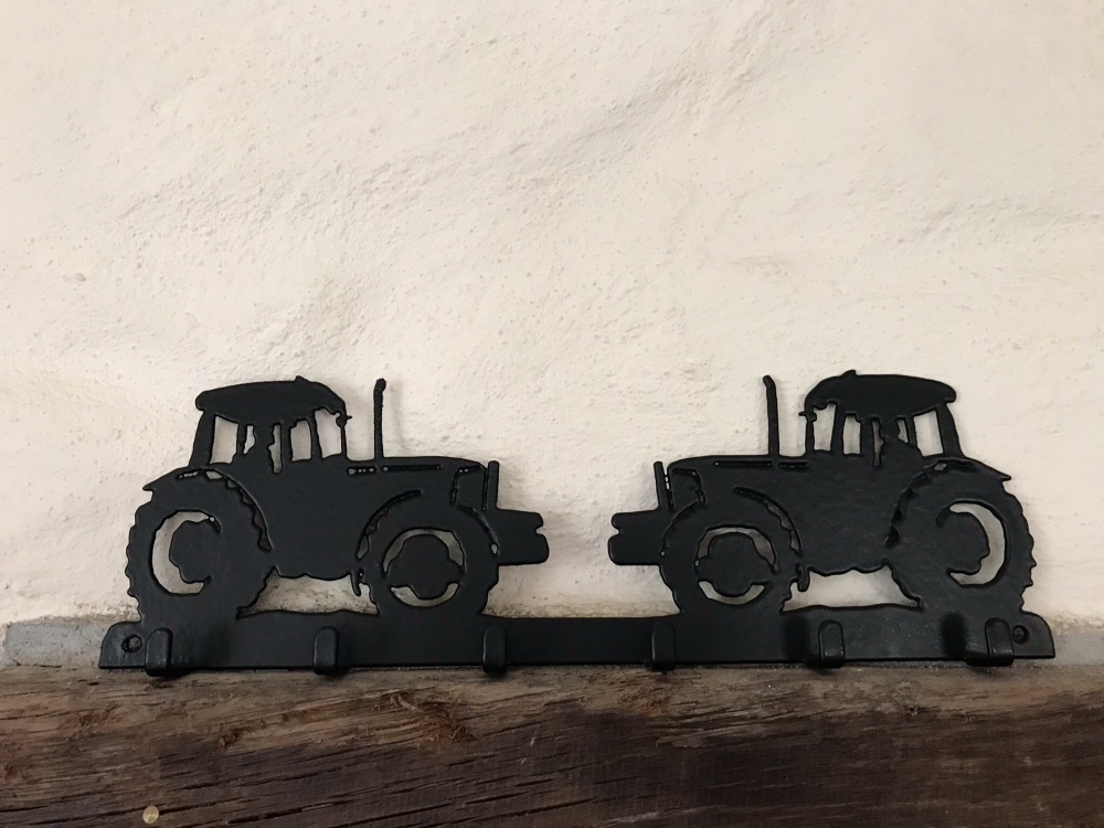 Big Green Tractor 6 Hook Key Rack