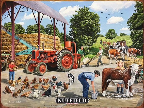 Nuffield Universal Tractor Metal Sign