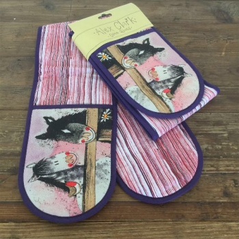 Horse Whispers Double Oven Gloves