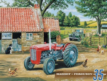 Massey Ferguson 35 Tractor Metal Sign