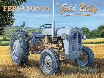 Ferguson 35 “Gold Belly” Tractor Metal Sign