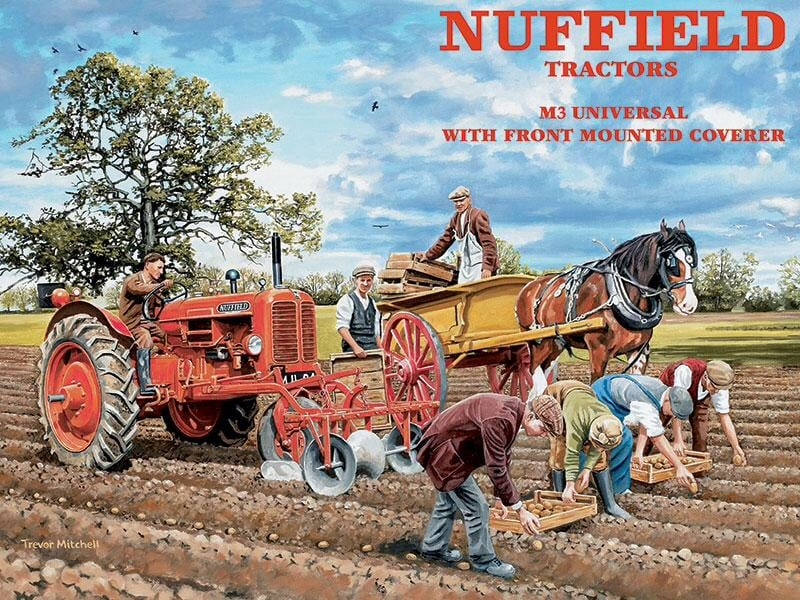 Nuffield Metal Sign