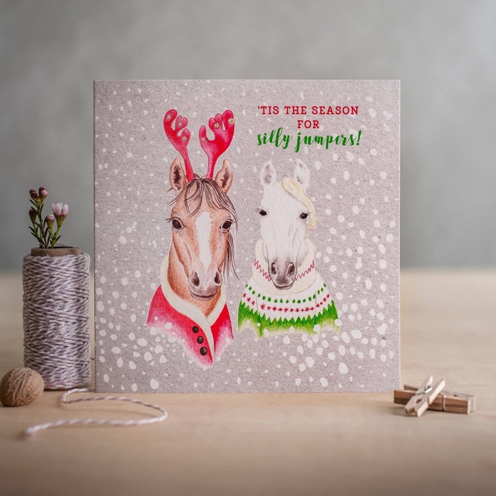 ‘Tis the season for silly jumpers Christmas Card