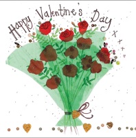 Red Roses Valentine Card
