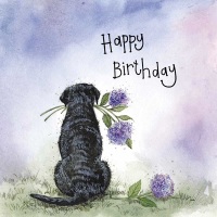 Sunshine Labrador Birthday Card