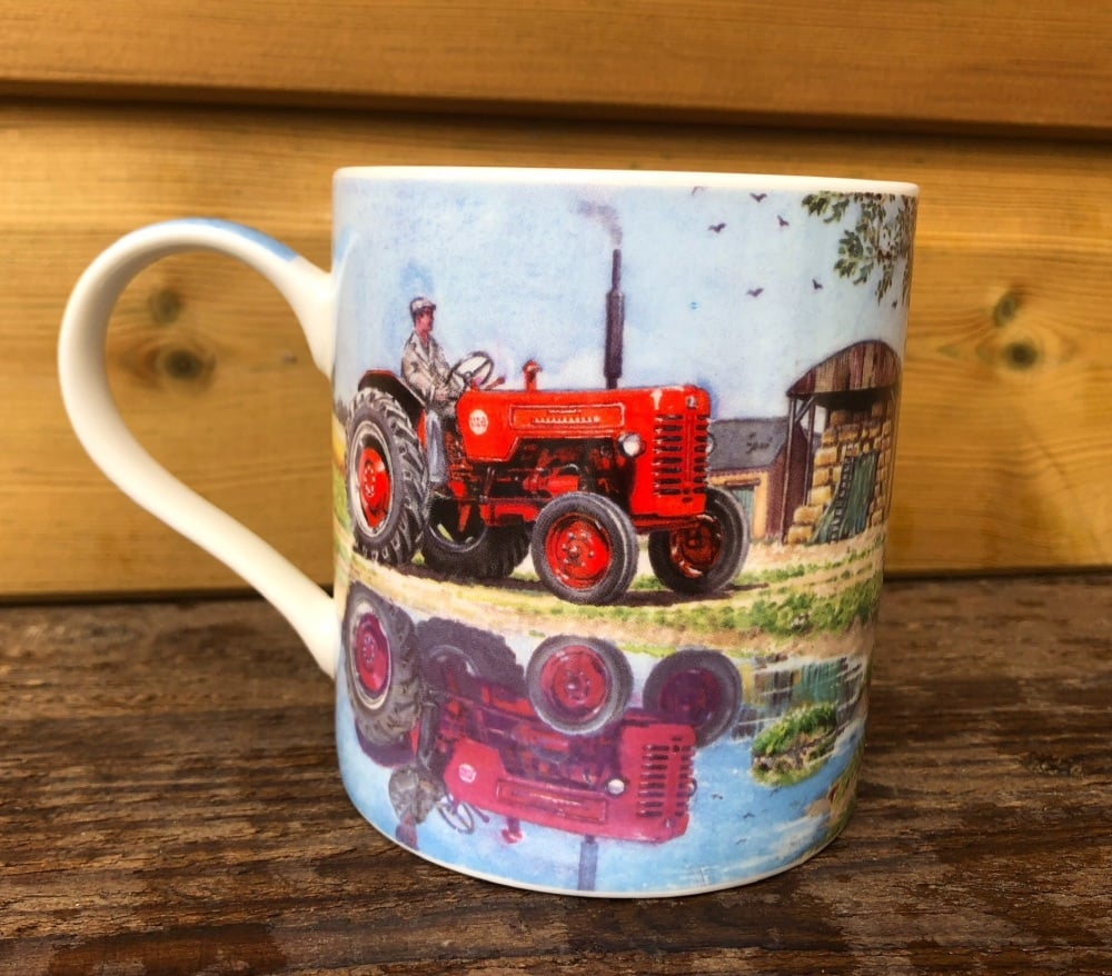 International B275 Tractor in Reflective Mode Mug