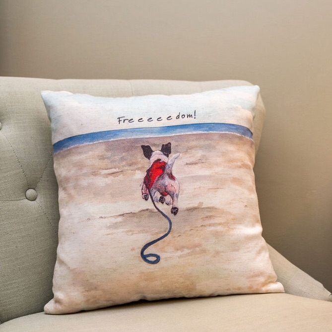 Freedom Jack Russell  Cushion