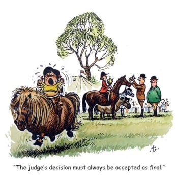 Thelwell Judge’s Decision Card