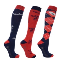 Pack of Three Pairs of Thelwell Socks