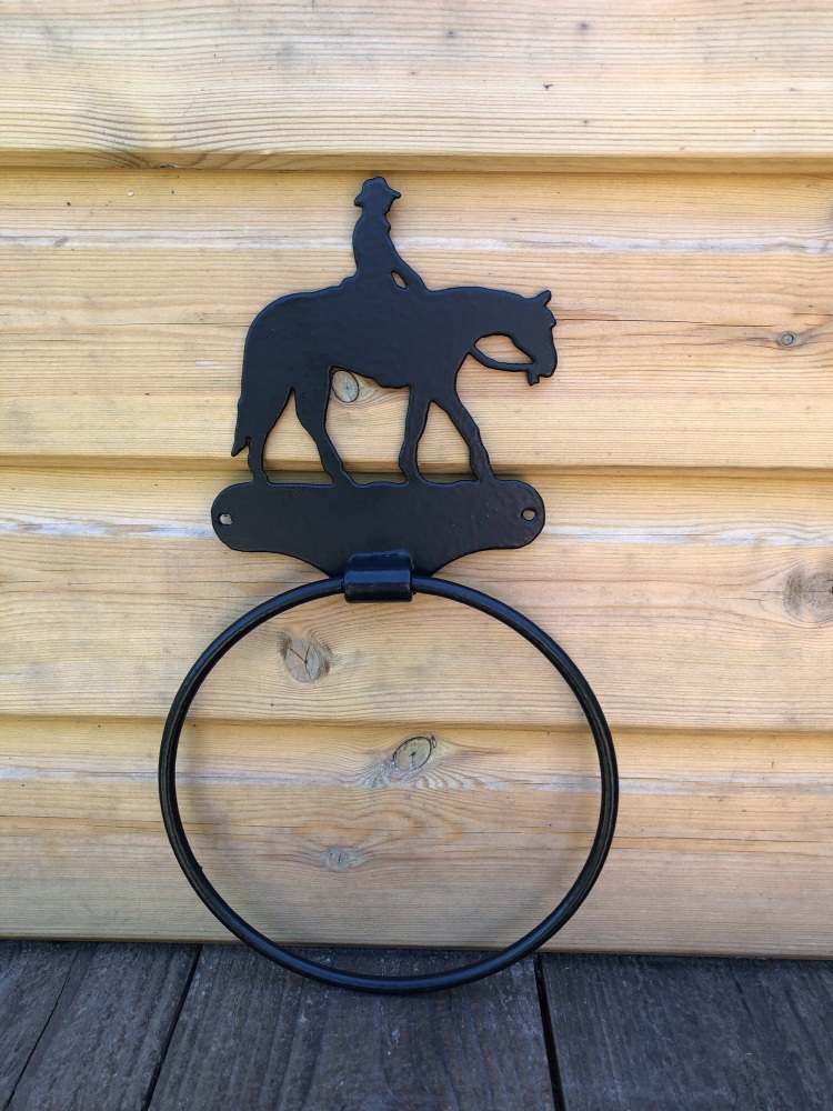 Western Riding Towel Ring 