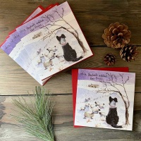 Christmas Collies Card Pack 