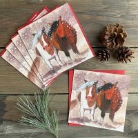 Winter Weather Ponies Christmas Card Pack 