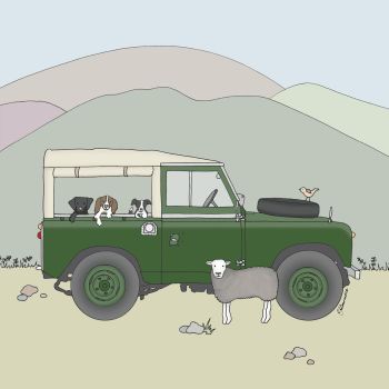 Land Rover Series II Card 