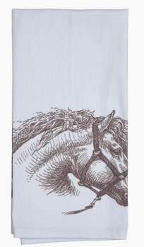 Vintage Horse Head Tea Towel