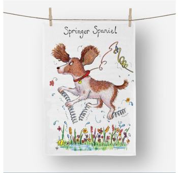 Springer Spaniel Tea Towel 