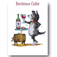 Bordeaux Collie Card