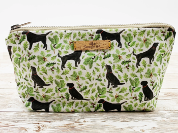 BLACK LABRADOR DOG COIN PURSE