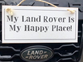 My Land Rover... Wooden Sign