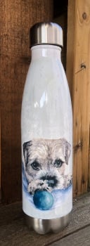 Border Terrier Stainless Steel Water Bottle