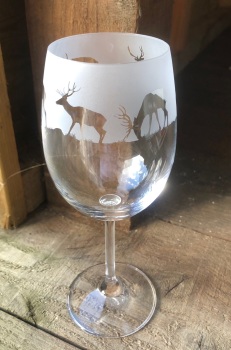 Stag Wine Glass