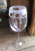 Sheep Wine Glass