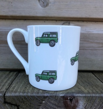 Land Vehicle Fine Bone China Mug