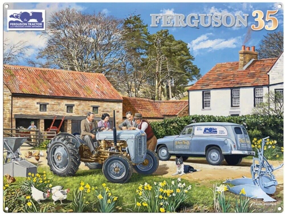 Ferguson 35 Farmyard Metal Sign