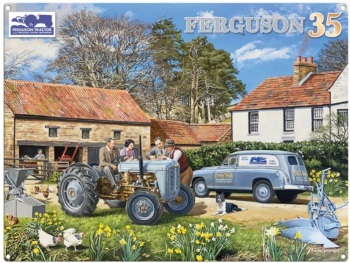 Ferguson 35 Farmyard Metal Sign