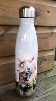 Trio of Sheep Stainless Steel Water Bottle