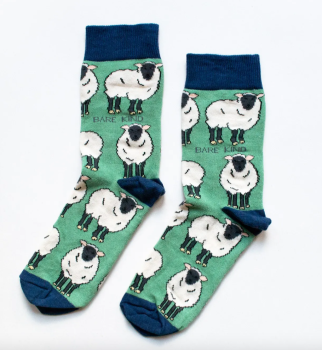Sheep Bamboo Socks- UK Adults Size 7-11