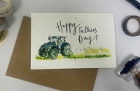 Father's Day Plantable Card- Tractor and Sheep
