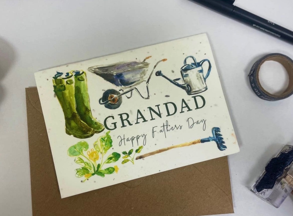 Grandad Father's Day Plantable Card