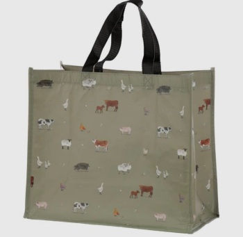 Farm Animals Large Reusable Bag