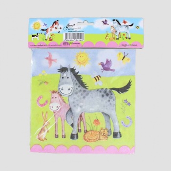 Pony Pals Pack of 16 Party Napkins