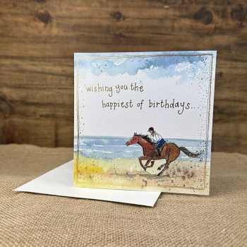 Galloping Birthday Card