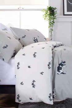 Cows, Sheep and Chickens Duvet Set- King