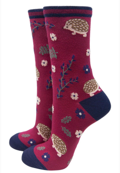 Women's Hedgehog Bamboo Socks