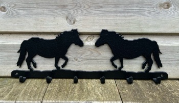 Shetland Pony 6 Hook Key Rack