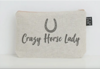 Crazy Horse Lady Make Up Bag