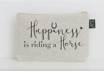 Happiness is Riding a Horse Make Up Bag