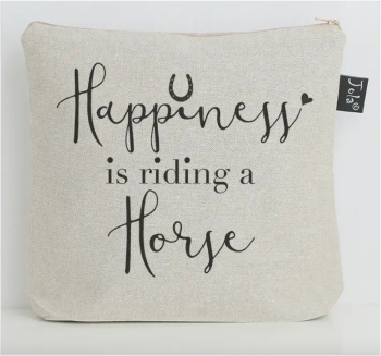Happiness is Riding a Horse Wash Bag