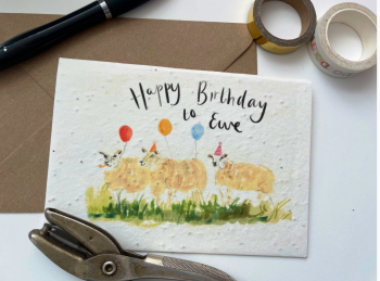 Happy Birthday to Ewe Plantable Card