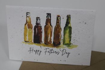 Father's Day Beer Plantable Card