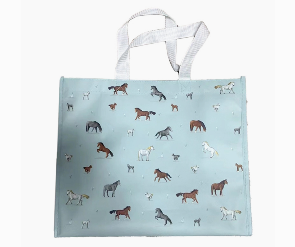 Horses Large Reusable Bag